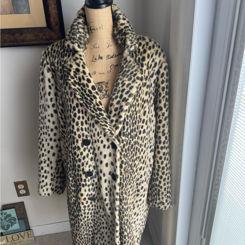 Leopard Print Women's Coat